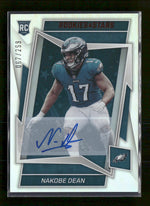 2022 Panini Rookies & Stars Rookies Signatures Nakobe Dean #/299 Auto #200