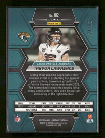 2023 Panini Mosaic Blue Sparkle Trevor Lawrence #/96 #102