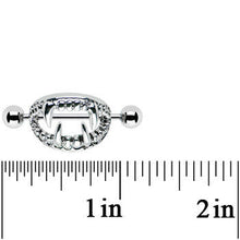 Scary Halloween Fangs Nipple Shield Set 14G 18mm