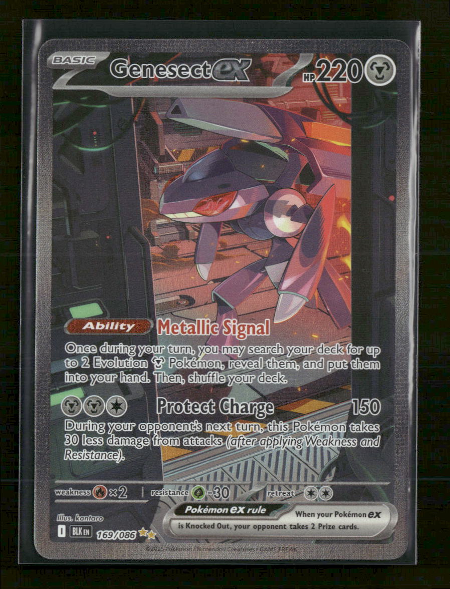 SV: Black Bolt Genesect ex Holo #169/086