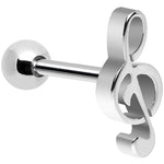 Treble Clef Music Note Tragus Cartilage Earring