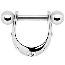 Silver 925 Clear Gem Mini Cartilage Shield Earring