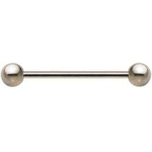14G Grade 23 Solid Titanium Barbell 7/8 5mm