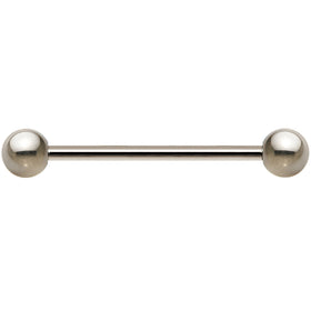 14G Grade 23 Solid Titanium Barbell 7/8 5mm