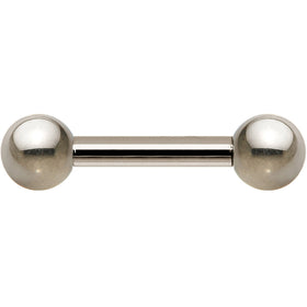 14G Grade 23 Solid Titanium Barbell 5/16 4mm