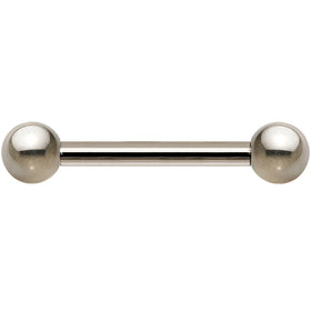16G Grade 23 Solid Titanium Barbell 5/16 3mm