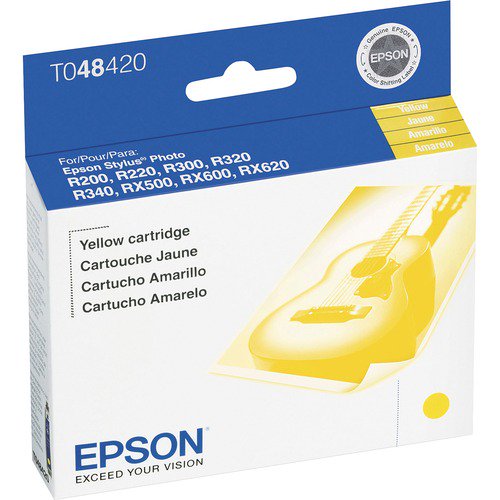 New, Pre-Owned - Epson (T048) Yellow Ink Cartridge, T048420