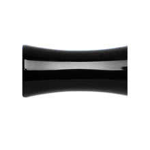 6G Double Flare Black Titanium Hollow Divine Cross Tunnel Plug