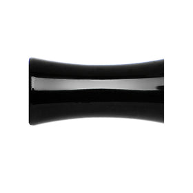 6G Double Flare Black Titanium Hollow Divine Cross Tunnel Plug