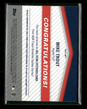 2020 Topps Update All-Star Stitches Relics Mike Trout #ASSC-MT