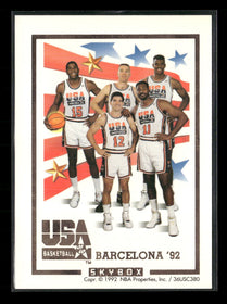 1991-92 SkyBox Team USA Card #NNO