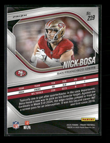 2025 Panini Prizm Nick Bosa #219