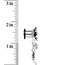 Black Gem My Lady Flower Gun Dangle Plug Sizes 5mm to 12mm