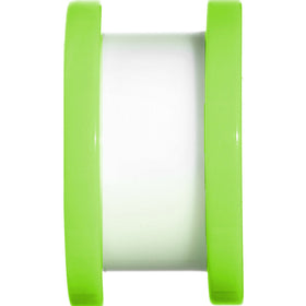 9/16 Green Neon Acrylic Modern Yin Yang Screw Fit Tunnel Plug