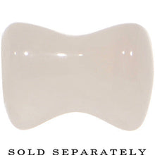 2G Natural Rose Flower Quartz Sweet Heart Stone Saddle Plug
