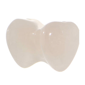 2G Natural Rose Flower Quartz Sweet Heart Stone Saddle Plug