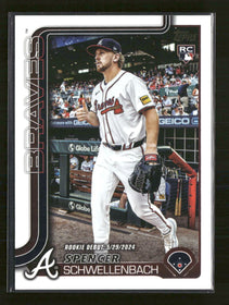 2025 Topps Update Golden Mirror Variations Spencer Schwellenbach #US327