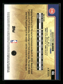 2025-26 Topps Golden Mirror Marcus Sasser #46