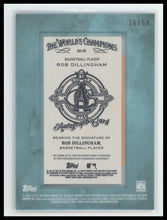2024 Allen & Ginter Framed Mini Baseball Auto Blue Rob Dillingham #/50 #MA-RD