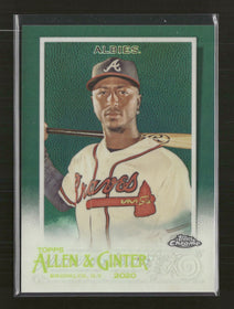 2020 Topps Allen & Ginter Chrome Green Ozzie Albies #/99 #56