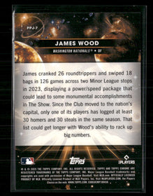 2025 Topps Chrome Cosmic Planetary Pursuit Jupiter James Wood #PPJ-7