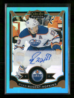2015-16 O-Pee-Chee Platinum Blue-Rainbow-Autographs Ryan Nugent-Hopkins Auto #RN