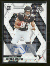2025 Panini Mosaic Mosaic White Jayden Higgins Rookie #/25 #346