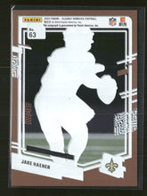 2023 Clearly Donruss Rated Rookie Autographs Orange Jake Haener #/75 Auto #63