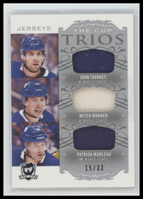 2018-19 Upper D The Cup Trios Jersey John T / Mitch M / Patrick M #/33 #C3-TML