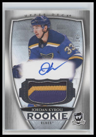 2018-19 Upper Deck The Cup Jordan Kyrou Rookie #/249 Auto #87