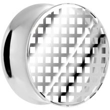 20mm Clear Acrylic Screen Print Saddle Plug