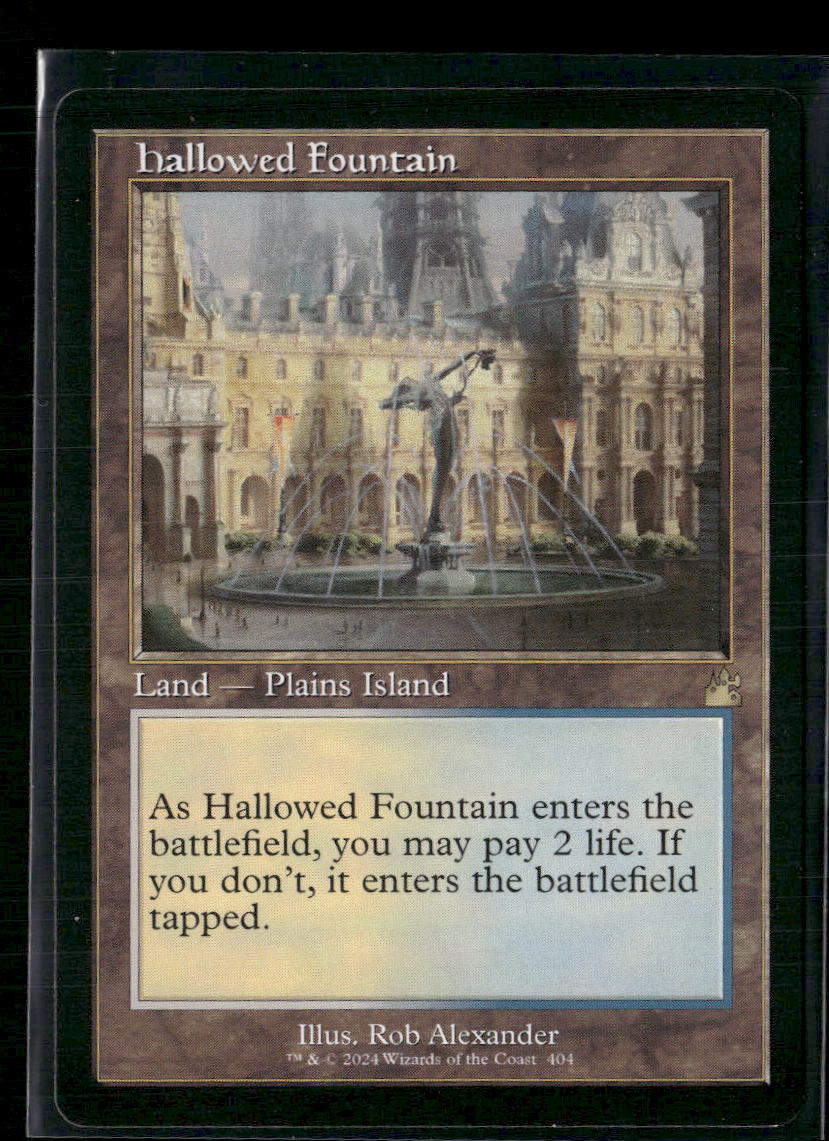 Ravnica Remastered Hallowed Fountain (Retro Frame) #404