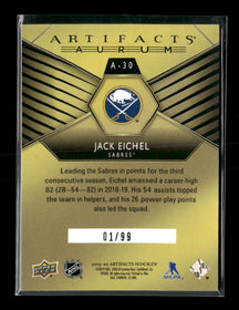 2019-20 Upper Deck Artifacts Aurum Red Jack Eichel #/99 #A-30