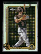 2025 Topps Chrome Lightboard Logo Base Variations Gavin Sheets #158