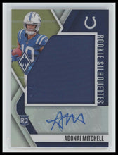 2024 Panini Phoenix Rookie Silhouettes Silver Adonai Mitchell #/75 #RS-AML