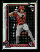 2025 Topps Chrome Lightboard Logo Base Variations Bryce Teodosio Rookie #198