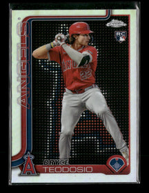 2025 Topps Chrome Lightboard Logo Base Variations Bryce Teodosio Rookie #198