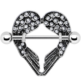 Crystalline Gem Angel Wings Nipple Shield Set