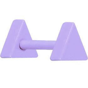 Light Purple Enamel Geometry Triangle Cartilage Earring