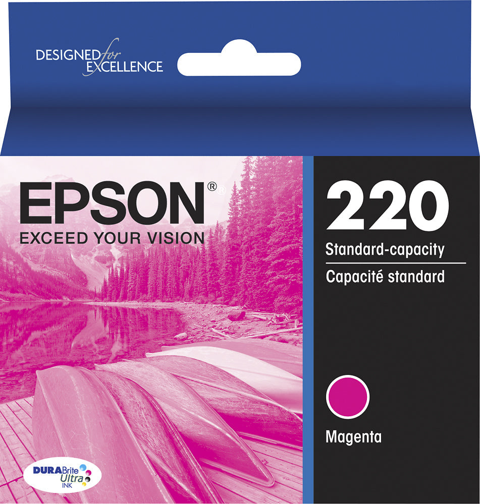 New, Pre-Owned - Epson 220 Standard-capacity Magenta Ink Cartridge