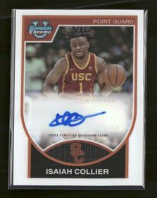 2023-24 Bowman University Chrome 2007-08 Auto Isaiah Collier #/99 #07BA-IC