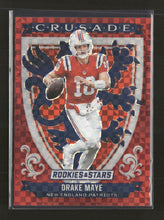 2025 Panini Rookies & Stars Crusade Red Plaid Drake Maye #29