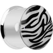 3/4 Stainless Steel Purple Tiger Print Solar Activated Saddle Plug
