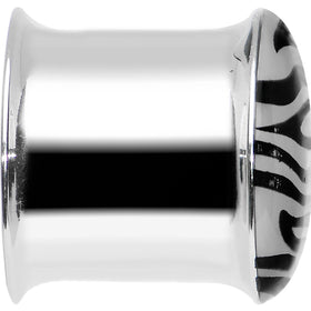 9/16 Stainless Steel Purple Tiger Print Solar Activated Saddle Plug