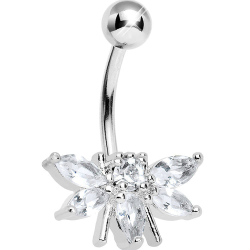 Crystalline Gem Honey Bee Belly Ring