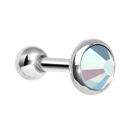 5mm Aurora Gem Tragus Cartilage Barbell Earring