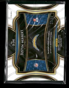 2020 Panini Select Jumbo Rookie Swatch Prizm Justin Herbert #/49 #JS-JHE