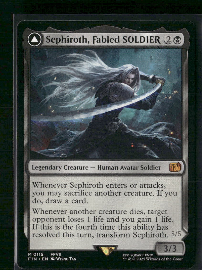 FINAL FANTASY Sephiroth, Fabled SOLDIER #115