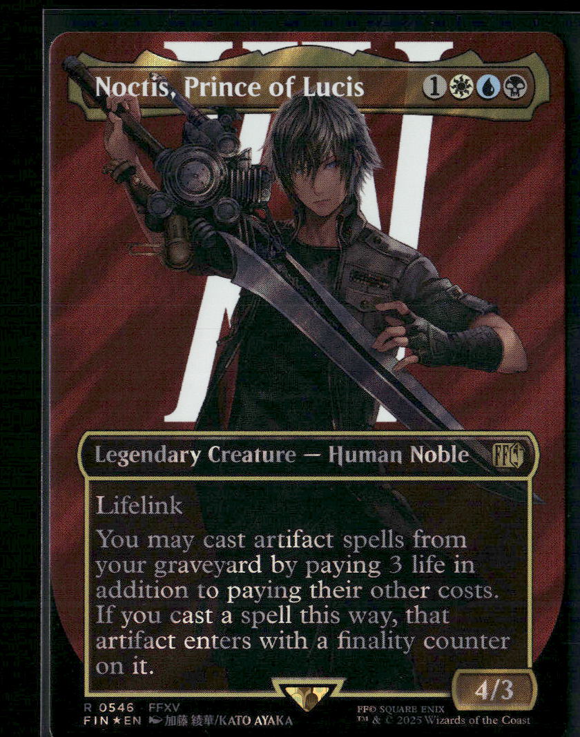 FINAL FANTASY Noctis, Prince of Lucis (Borderless) (Surge Foil) #546