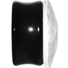 3/4 Faceted Clear White Cameo Acrylic Saddle Plug